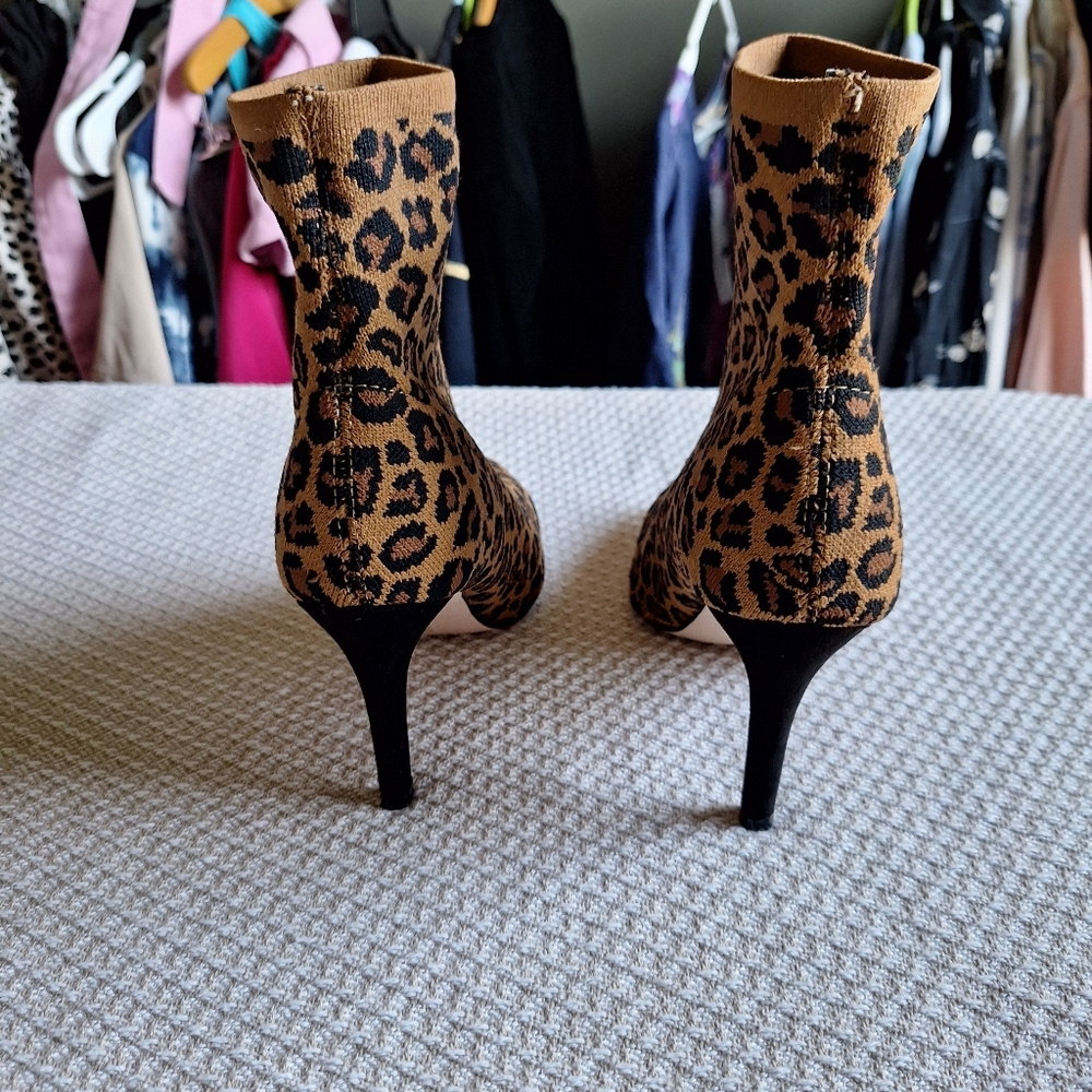 Leopard Print Ankle Boots - Picture 6 of 12